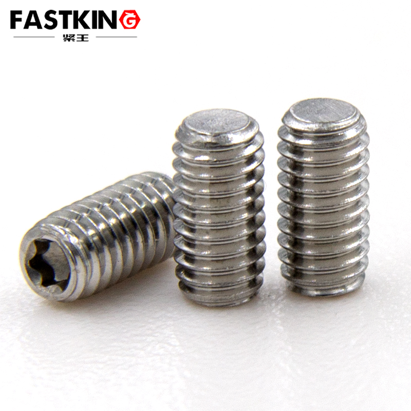 Flat-end plum blossom groove set screw